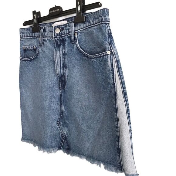 Nobody DENIM High Waisted Denim Mini Skirt Blue 30 - Picture 8 of 11